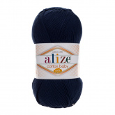 Пряжа Ализе Cotton Baby Soft цв.058 тёмно-синий Alize COT.SB.058