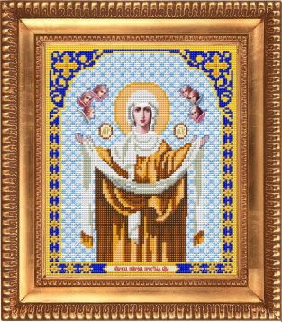 Богородица Покрова Благовест И-4018, цена 183 руб. - интернет-магазин Мадам Брошкина
