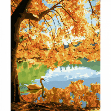 Осенний пейзаж Molly KK0733, цена 1 436 руб. - интернет-магазин Мадам Брошкина