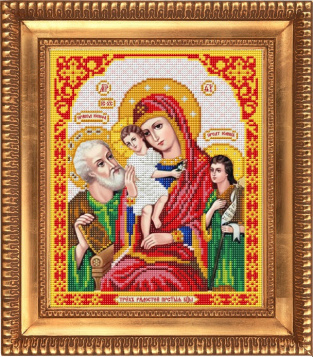 Пресвятая Богородица Трех Радостей Благовест И-4038, цена 183 руб. - интернет-магазин Мадам Брошкина