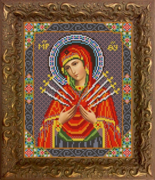 Богородица Семистрельная Конёк 9211, цена 259 руб. - интернет-магазин Мадам Брошкина