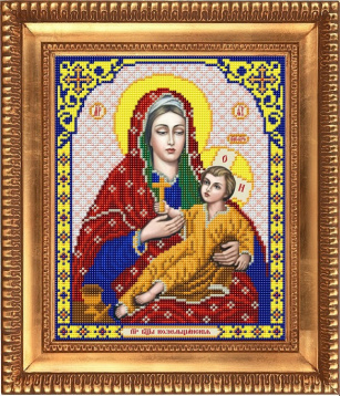 Пресвятая Богородица Козельщанская Благовест И-4072, цена 183 руб. - интернет-магазин Мадам Брошкина