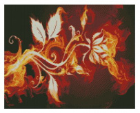 Огненный цветок Алмазная вышивка СК-642(П)