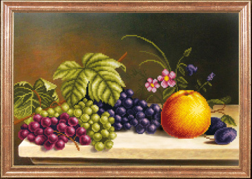 Яблоко с виноградом Магия канвы КС-052, цена 496 руб. - интернет-магазин Мадам Брошкина