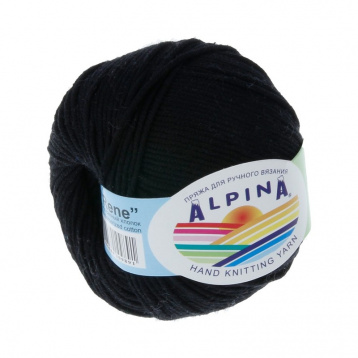 Пряжа Альпина Rene цв.001 черный Alpina 987964322, цена 2 769 руб. - интернет-магазин Мадам Брошкина