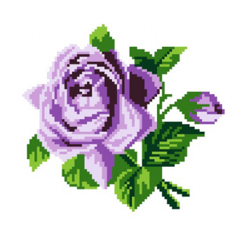 Сиреневая роза Нитекс 2407, цена 254 руб. - интернет-магазин Мадам Брошкина