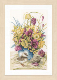 Flowers & lapwing    Lanarte PN-0169671