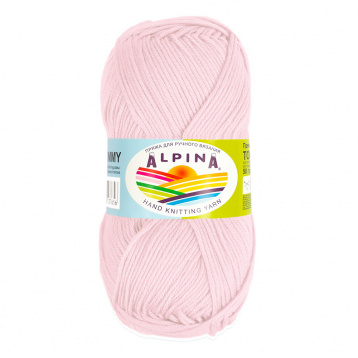 Пряжа Альпина Tommy цв.011 бл. розовый Alpina 8016301832, цена 1 292 руб. - интернет-магазин Мадам Брошкина