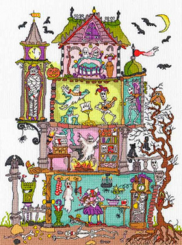 Дом с привидениями Bothy Threads XCT25, цена 4 968 руб. - интернет-магазин Мадам Брошкина