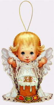 Пасхальный ангелочек Butterfly F054, цена 358 руб. - интернет-магазин Мадам Брошкина