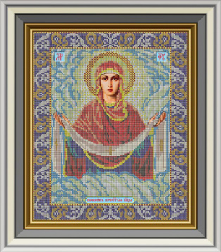 Покров Божией Матери Galla Collection И012, цена 3 054 руб. - интернет-магазин Мадам Брошкина