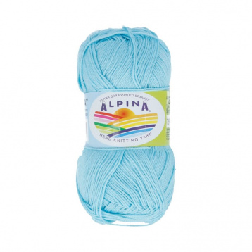 Пряжа Альпина Xenia цв.122 св. голубой Alpina 23842057102, цена 2 577 руб. - интернет-магазин Мадам Брошкина
