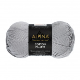 Пряжа Альпина Cotton Pallete цв.03 св. серый Alpina 92603475424