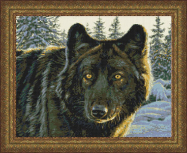 Черный волк Kustom Krafts 98567, цена $45 - интернет-магазин Мадам Брошкина