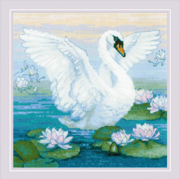 Белая лебедь Риолис 2133, цена 1 386 руб. - интернет-магазин Мадам Брошкина