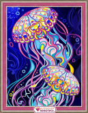 Пара медуз Алмазная живопись АЖ.1579