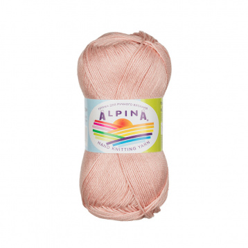 Пряжа Альпина Organica цв.05 пыльно-розовый Alpina 53273951772, цена 2 473 руб. - интернет-магазин Мадам Брошкина