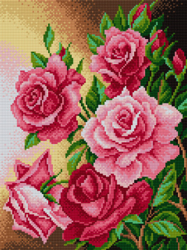 Розы Вышиваем бисером  V-26, цена 1 712 руб. - интернет-магазин Мадам Брошкина