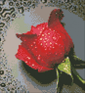 Красная Роза Алмазная живопись АЖ.14, цена 1 015 руб. - интернет-магазин Мадам Брошкина