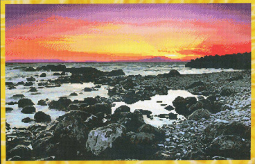 Пляж на восходе Kustom Krafts 20207, цена $56 - интернет-магазин Мадам Брошкина