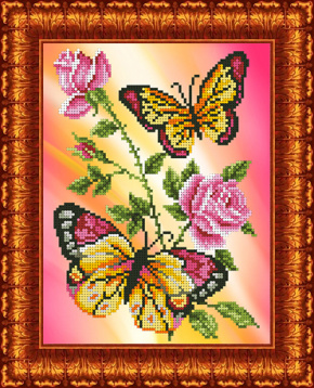 Бабочки и розы Каролинка КББ 4006, цена 244 руб. - интернет-магазин Мадам Брошкина