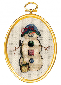 Застенчивый снеговик Janlynn 021-1795, цена 682 руб. - интернет-магазин Мадам Брошкина