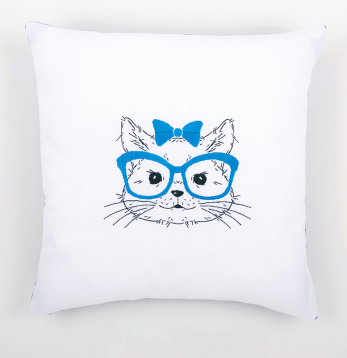 Кошка в синих очках Vervaco PN-0155965, цена 3 068 руб. - интернет-магазин Мадам Брошкина