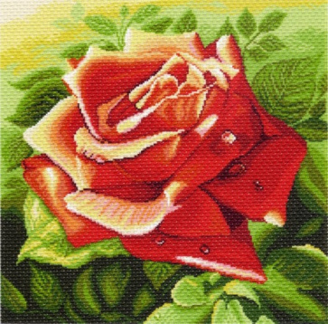 Красная роза Матренин Посад 1216, цена 605 руб. - интернет-магазин Мадам Брошкина