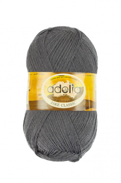 Пряжа Аделия Jake Classic цв.07 т.серый Adelia 65684112084, цена 2 052 руб. - интернет-магазин Мадам Брошкина