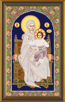 Богородица на Престоле Nova Sloboda СК9006, цена 1 531 руб. - интернет-магазин Мадам Брошкина