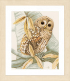 Owl and autumn leaves   Lanarte PN-0158326