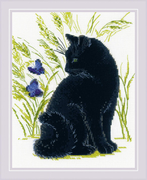 Черный кот Риолис 2001, цена 992 руб. - интернет-магазин Мадам Брошкина