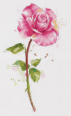 Акварельная роза Panna C-7190
