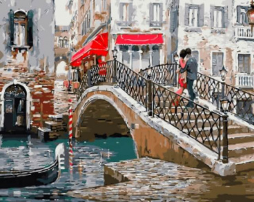 Венецианский мостик  Цветной GX8363, цена 1 223 руб. - интернет-магазин Мадам Брошкина