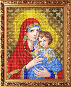 Богородица с младенцем Славяночка ААМА-305, цена 249 руб. - интернет-магазин Мадам Брошкина