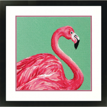 Розовый фламинго Dimensions 71-20086, цена 5 439 руб. - интернет-магазин Мадам Брошкина