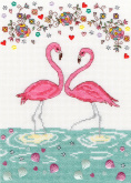 Любовь фламинго Bothy Threads XKA9