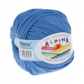 Пряжа Альпина Rene цв.087 бл.синий Alpina 14087719272