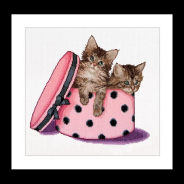 Котята-близнецы в коробке Thea Gouverneur 734A, цена 1 241 руб. - интернет-магазин Мадам Брошкина