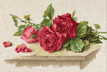 Красные розы Luca-s BL22411, цена 1 344 руб. - интернет-магазин Мадам Брошкина