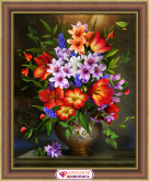 Цветочное ассорти Алмазная живопись АЖ-1733