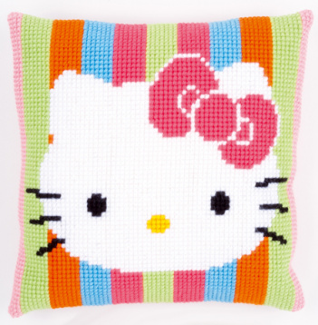 Hello Kitty, полоски Vervaco PN-0153770, цена 3 542 руб. - интернет-магазин Мадам Брошкина