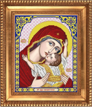 Пресвятая Богородица КардиотиссаСердечная Благовест И-4063, цена 183 руб. - интернет-магазин Мадам Брошкина