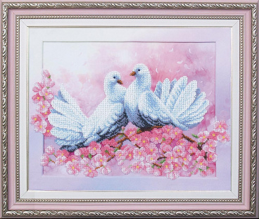 Любовь и голуби Магия Канвы Б-171, цена 2 269 руб. - интернет-магазин Мадам Брошкина