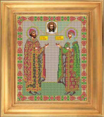 Икона Святой Петр и Феврония Муромские Galla Collection И 028