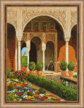 Двор ручья. Дворец Хенералифе Риолис 1579, цена 2 035 руб. - интернет-магазин Мадам Брошкина