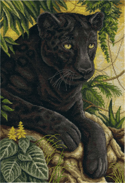 Черный бархат джунглей Panna Ж-1697, цена 1 784 руб. - интернет-магазин Мадам Брошкина