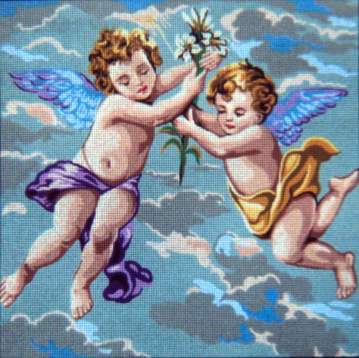 Ангелочки в голубом Soulos 46.375, цена 1 646 руб. - интернет-магазин Мадам Брошкина