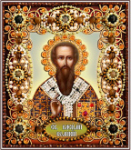 Святой Василий Образа в каменьях 77-И-72