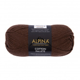 Пряжа Альпина Cotton Pallete цв.08 коричневый Alpina 92603479884
